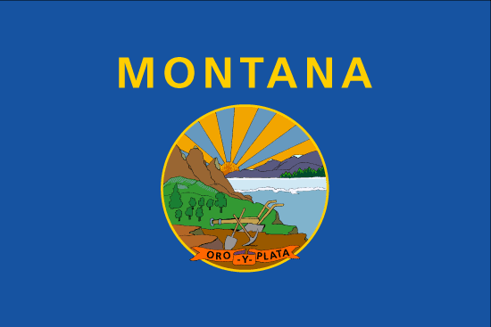 Flag of Montana, USA