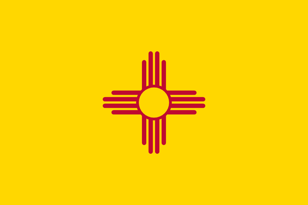 Flag of New Mexico, USA