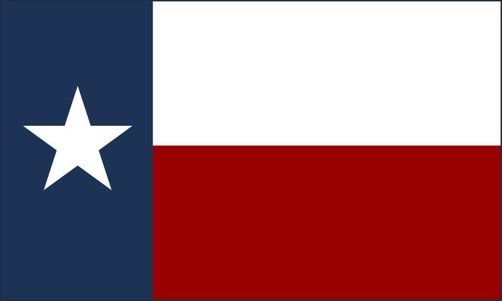 Flag of Texas, USA