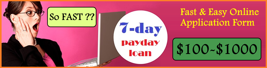 7 Day Payday Loan Online