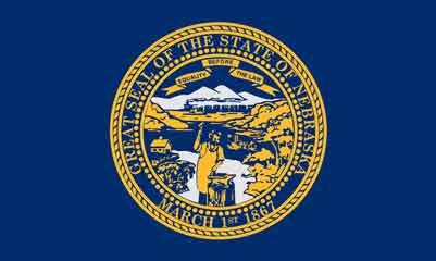 Flag of Nebraska, USA