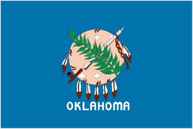 Flag of Oklahoma, USA